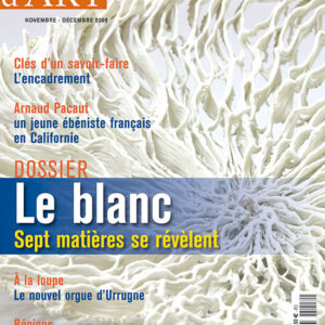 Métiers d'Art n° 248Le blanc : sept matières se révèlent