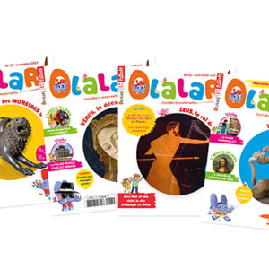 OLALAR - "L'art et la mythologie grecque" - 4 NUMÉROS<br>OLALAR - "L'art et la mythologie" - 4 NUMÉROS