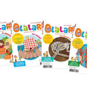 OLALAR - "Voyage à travers les grandes civilisations" - 4 NUMÉROS<br>Voyage avec anciens peuples et civilisations