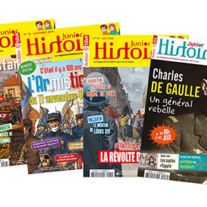 HISTOIRE JUNIOR - "L'Europe du XXème siècle" - 4 numéros<br>L'Europe du XXème siècle