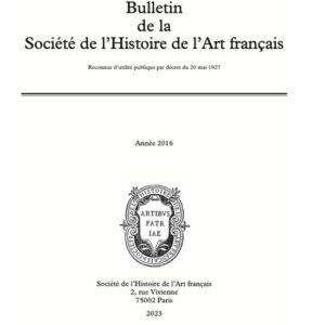 BULLETIN DE LA SHAF - ANNEE 2016