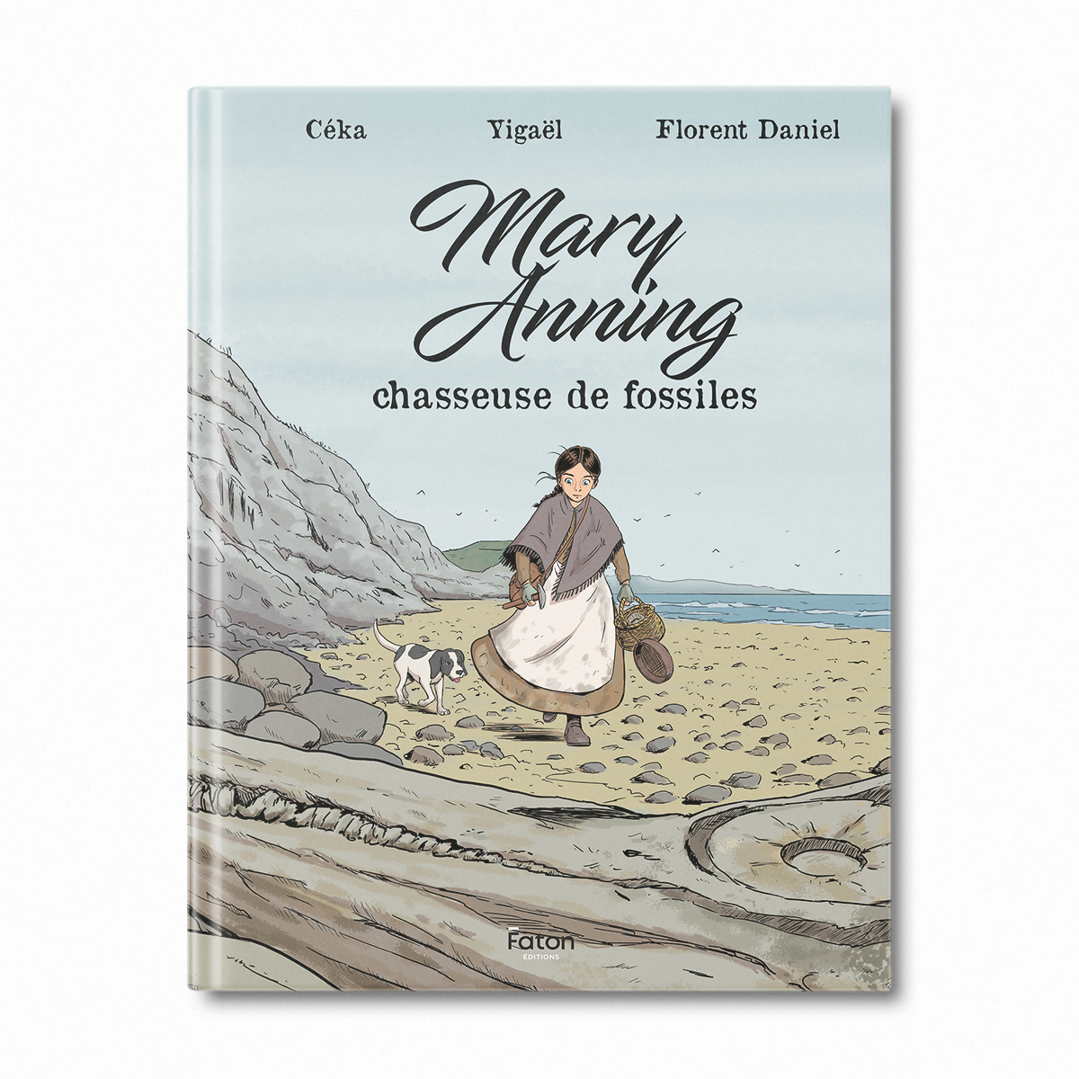 BD Marie Anning, chasseuse de fossiles - Editions Faton
