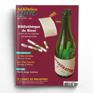Art et Métiers du Livre n° 279La Bibliothèque de Riom, écrin de la création contemporaine