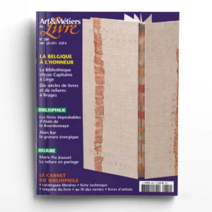 Art et Métiers du Livre n° 284La Belgique à l'honneur