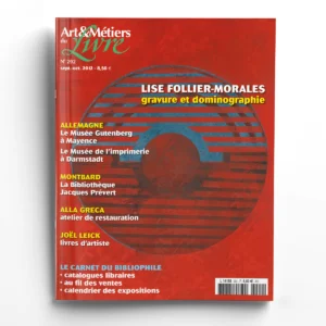 Art et Métiers du Livre n° 292Lise Follier-Morales