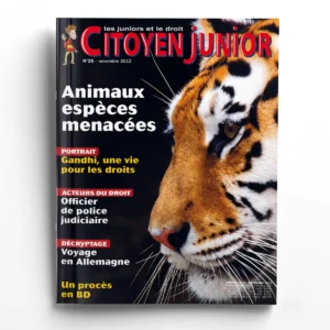 Citoyen Junior n° 25Animaux espèces menacées