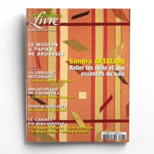 Art et Métiers du Livre n° 296Sandra AFTALION, relier les mille et une essences du bois