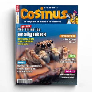 Cosinus n° 215Étonnantes Araignées
