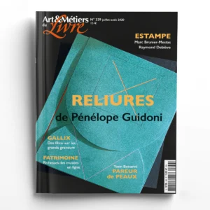 Art & Métiers du Livre n° 339Reliures de Pénélope Guidoni