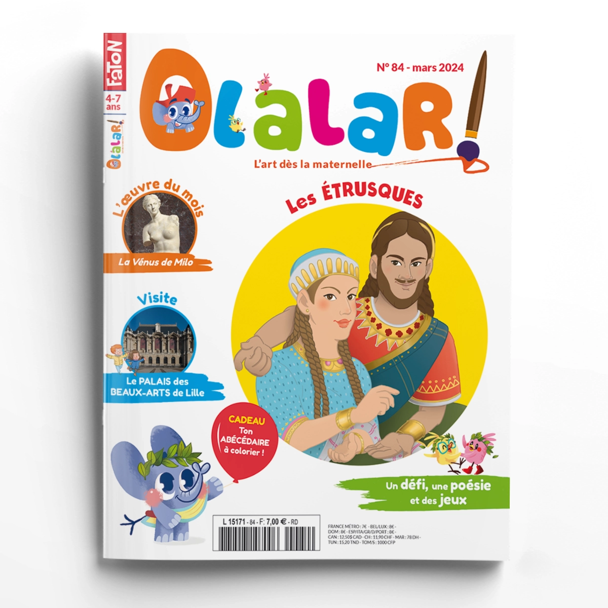 Olalar n° 84<br>Les Étrusques - Noé et Lisa visitent le palais des Beaux-Arts de Lille