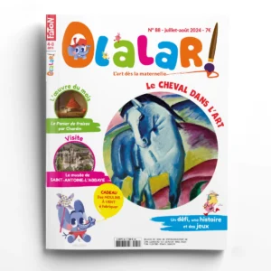 Olalar n° 88<br>Les chevaux dans l'art - Noé et Lisa visitent le musée Saint-Antoine-L'Abbaye