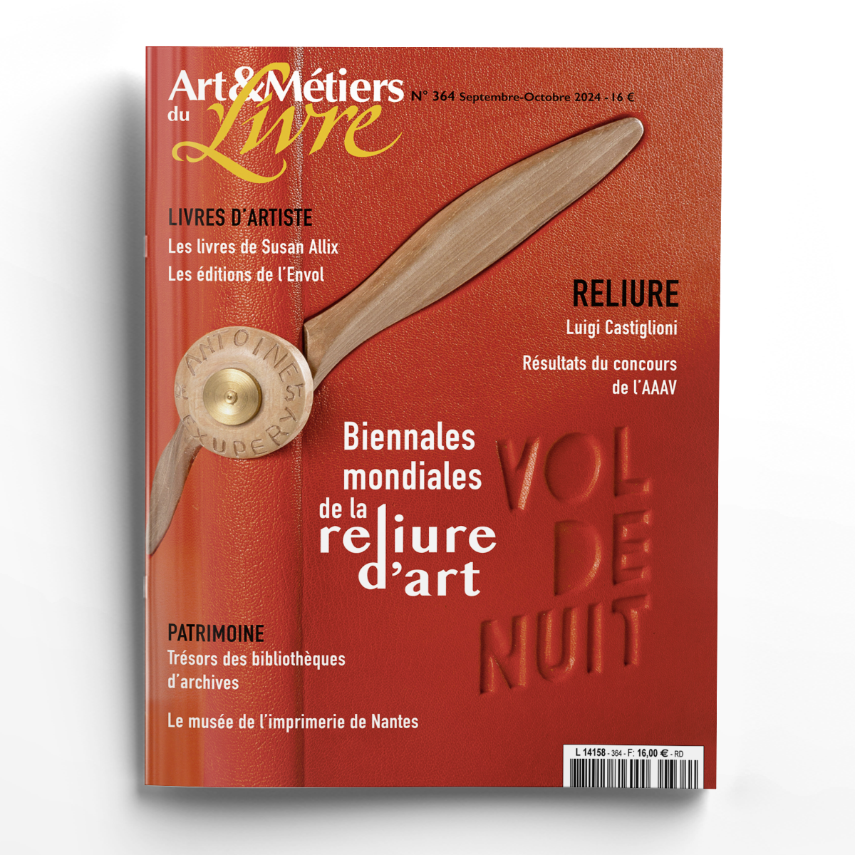 Art & Métiers du Livre n° 364<br>Biennales mondiales de la reliure d'art
