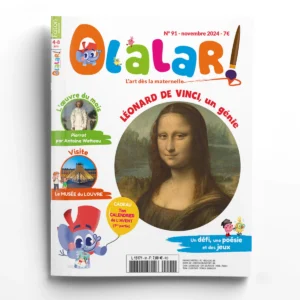 Olalar n° 91<br>Léonard de Vinci - Noé et Lisa visitent le Musée du Louvre