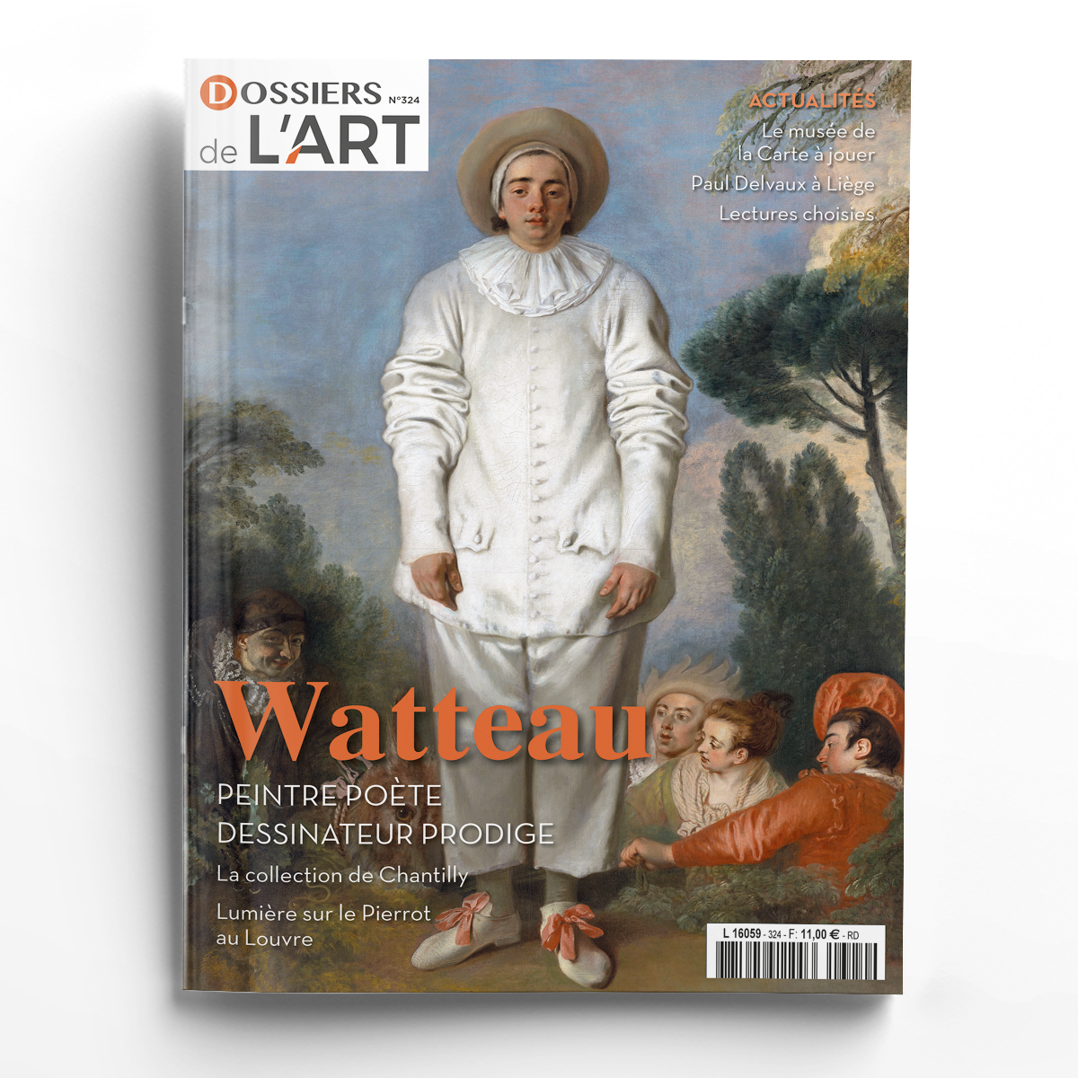 Dossiers de l'Art n° 324<br>Watteau, peintre poète, dessinateur prodige