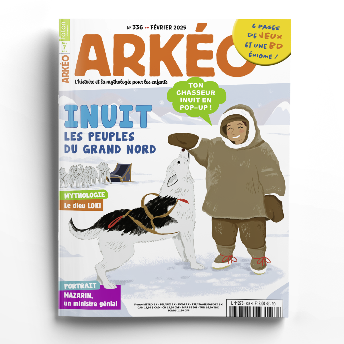 Arkéo n° 336<br>Inuit, les peuples du Grand Nord