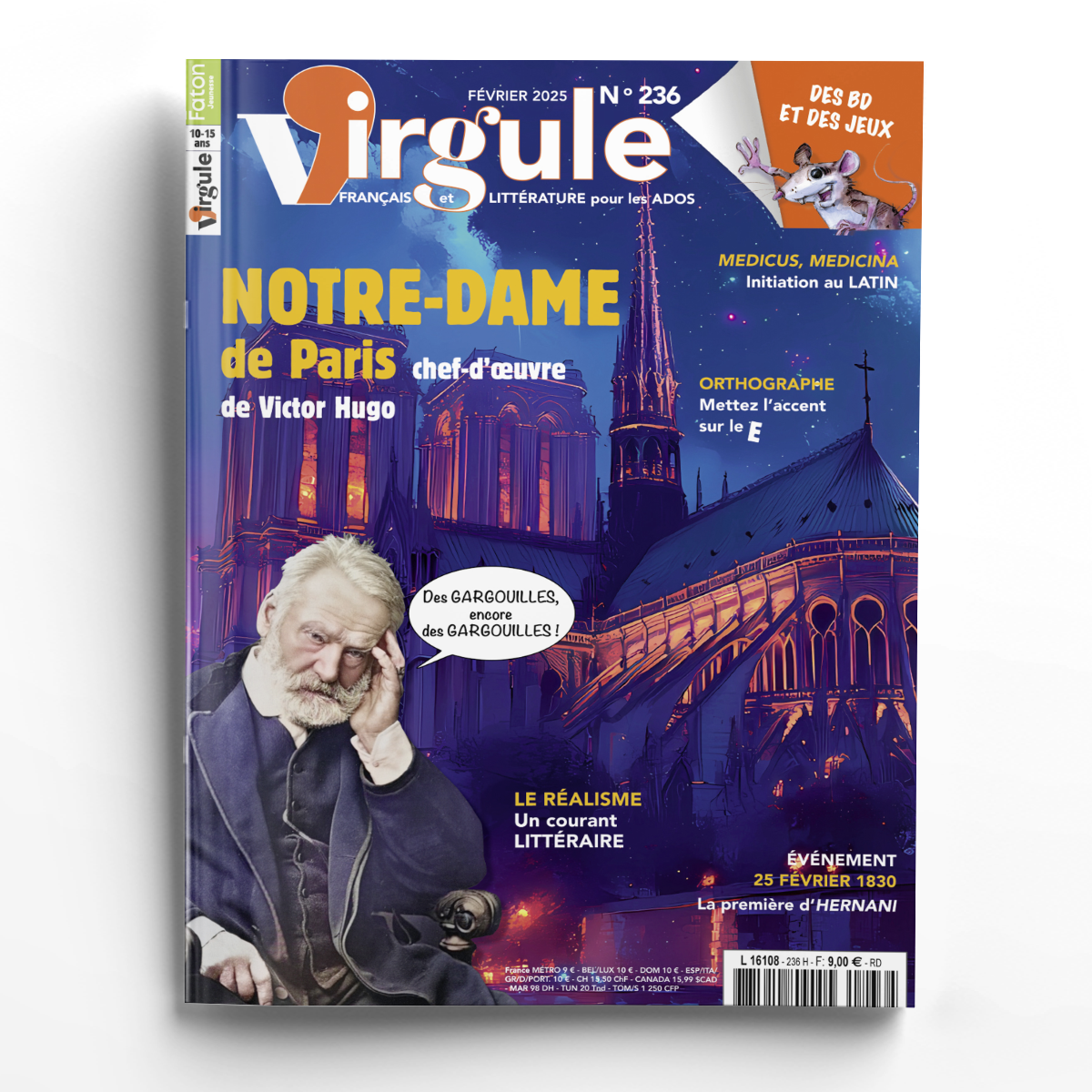 Virgule n° 236<br>Notre-Dame de Paris, chef-d'œuvre de Victor Hugo