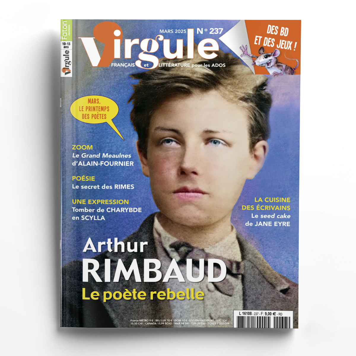 Virgule n° 237<br>Arthur Rimbaud, le poète rebelle