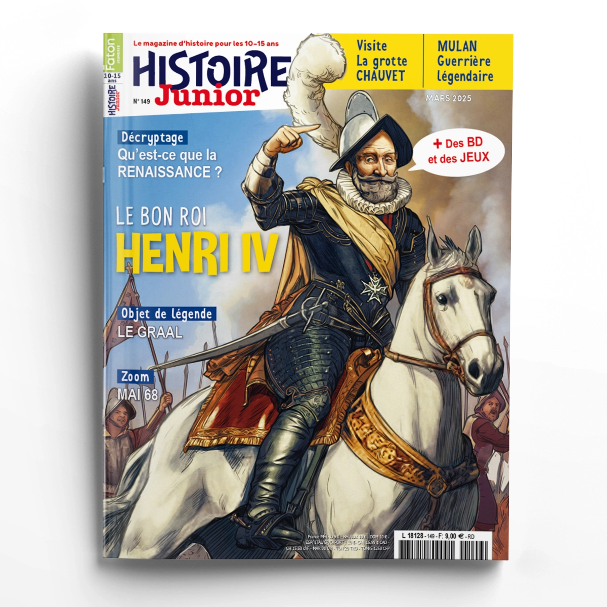 Histoire Junior n° 149<br>Henri IV, le bon roi