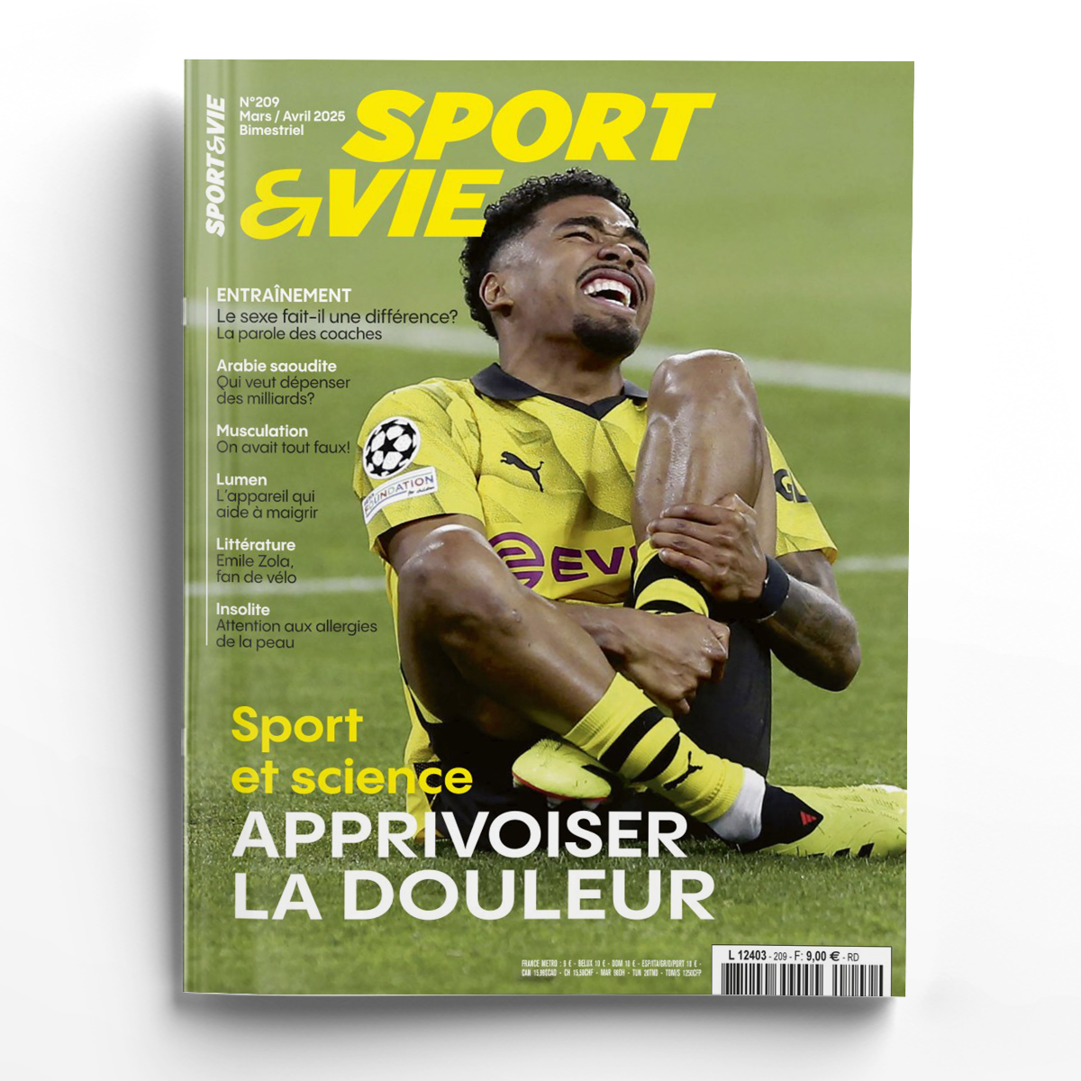 Sport & Vie n° 209<br>Sport et science : apprivoiser la douleur