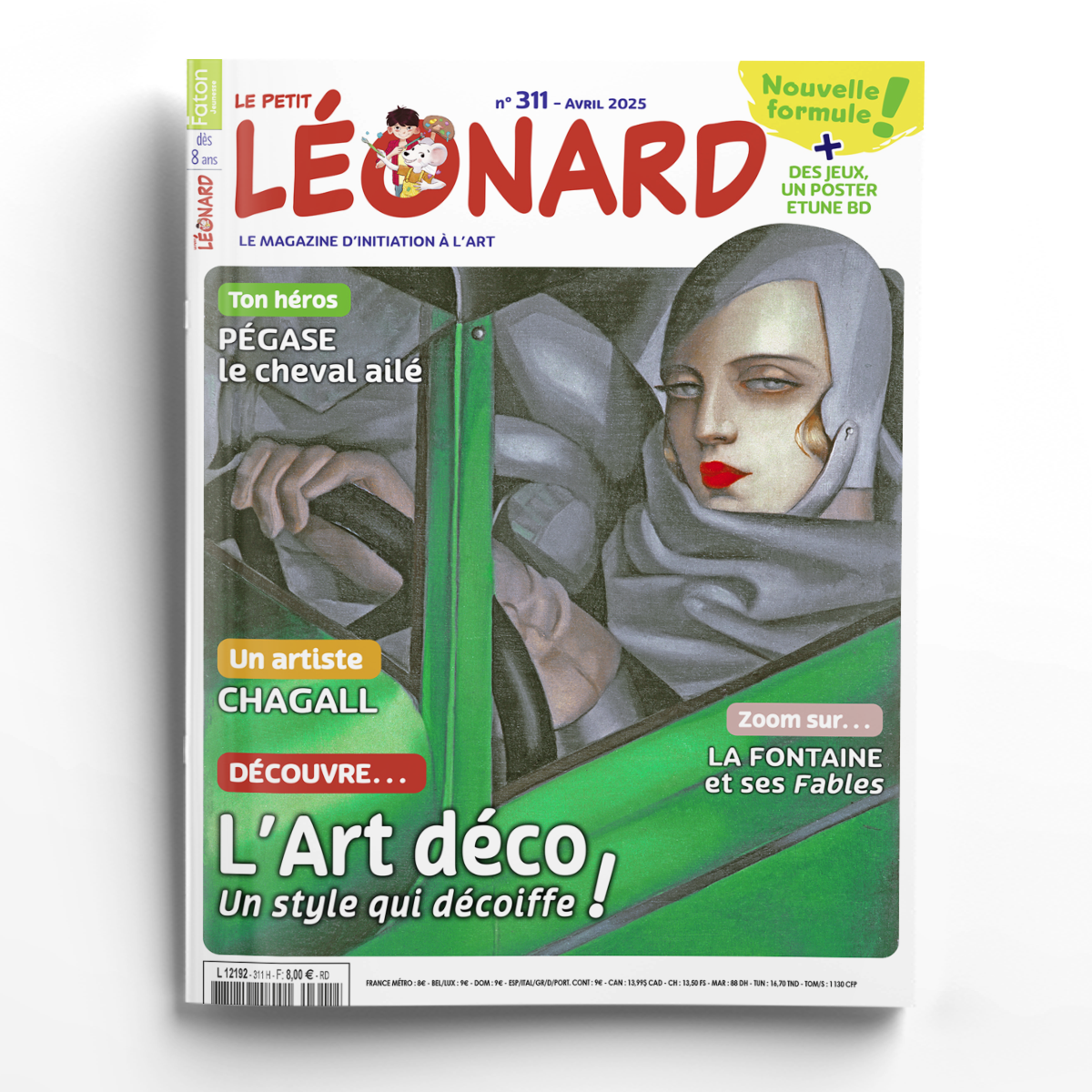 Le Petit Léonard n° 311<br>Le peintre Marc Chagall - Découvre le style Art déco