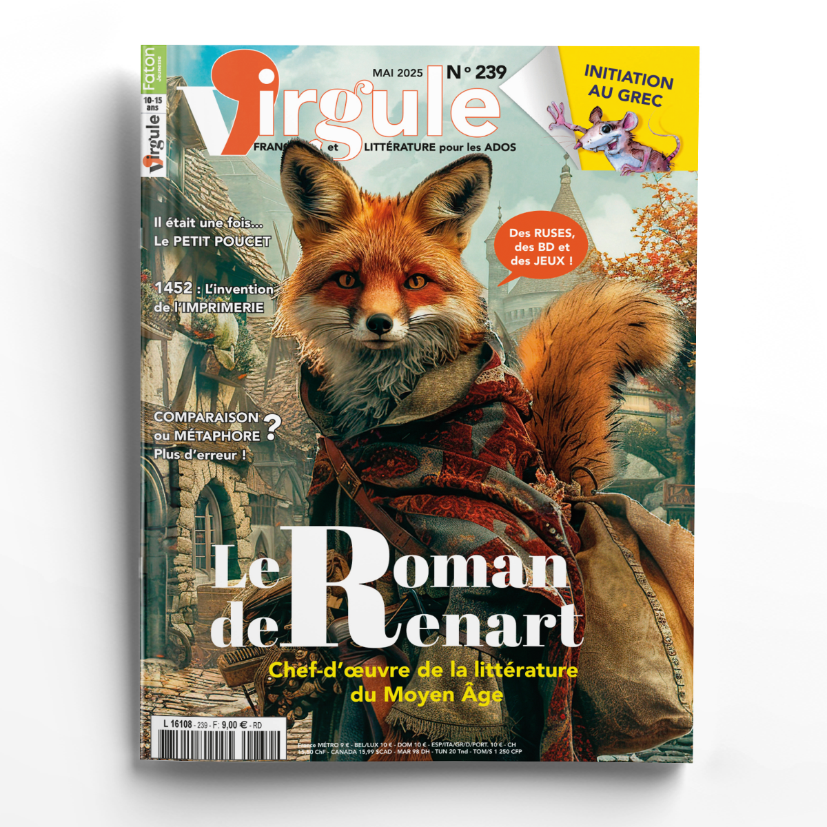 Virgule n° 239<br>Le roman de Renart