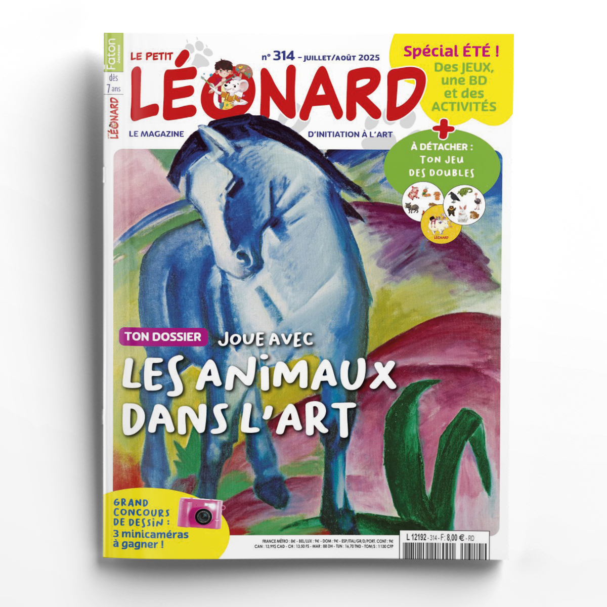 Le Petit Léonard n° 314<br>Les animaux dans l'art