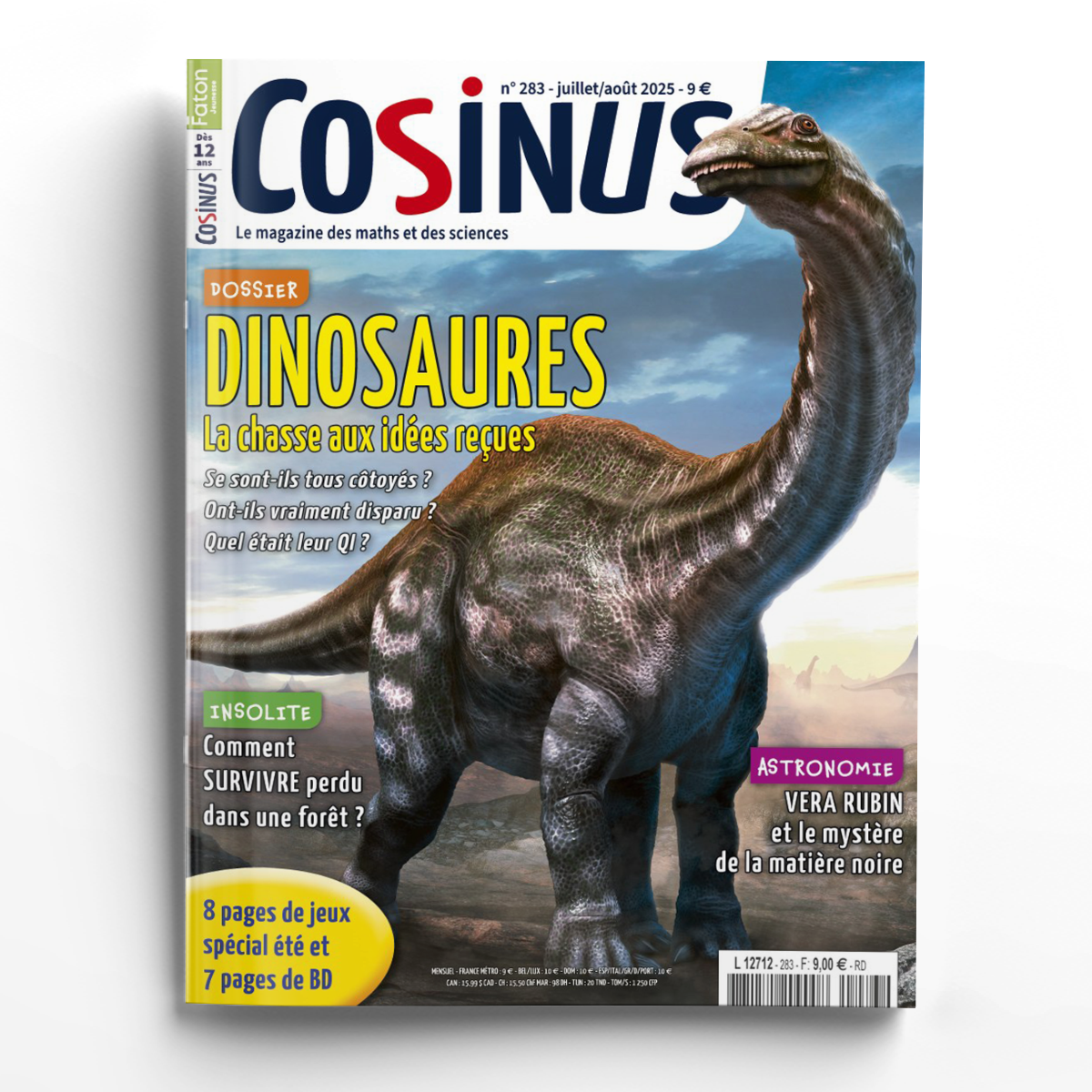 Cosinus n° 283<br>Dinosaures : la chasse aux idées reçues