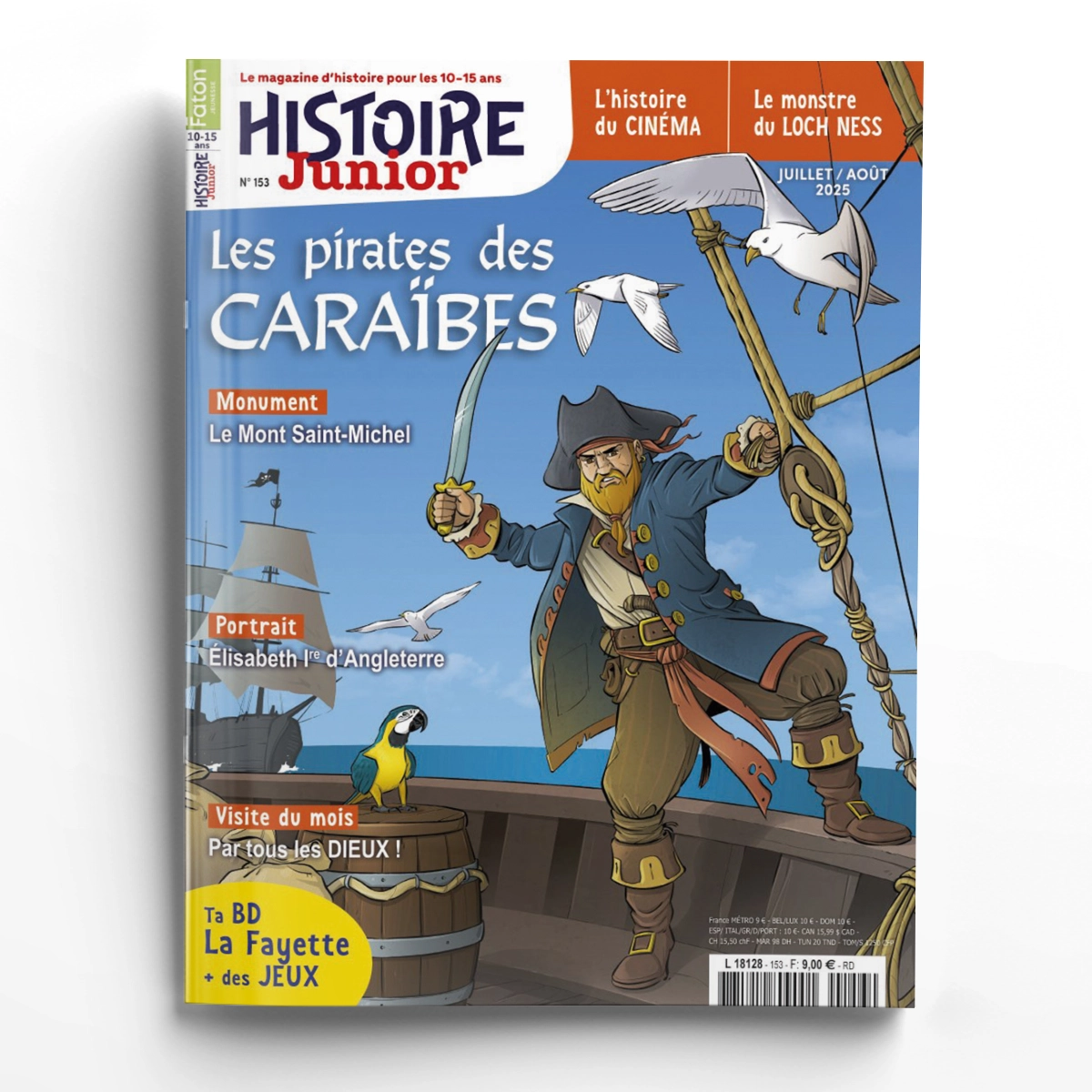 Histoire Junior n° 153<br>Les pirates des Caraïbes