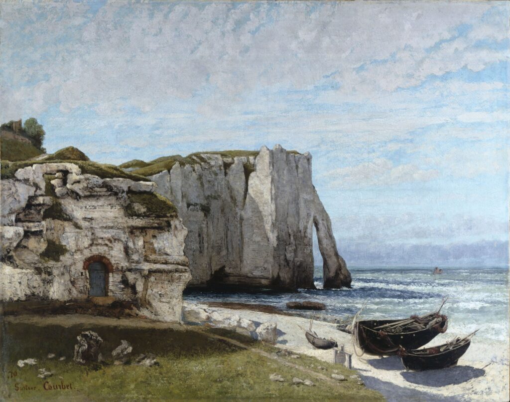 Courbet Falaises Etretat