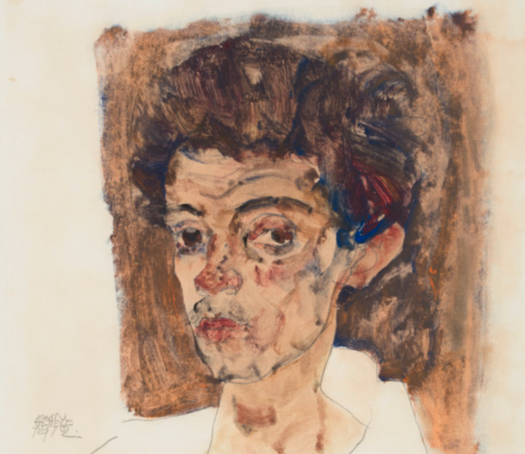 Schiele autoportrait