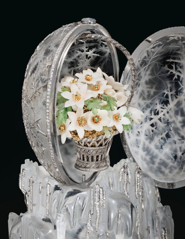 oeuf hiver fabergé détail 
