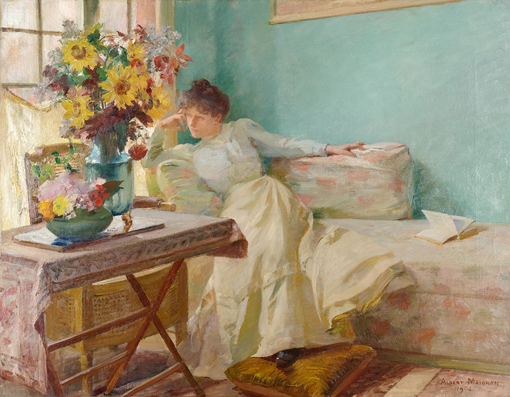 Albert Maignan La Songeuse