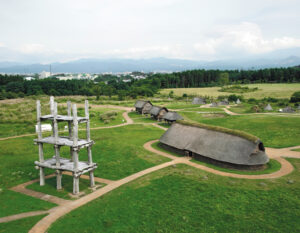 restitution édifices jōmon Japon