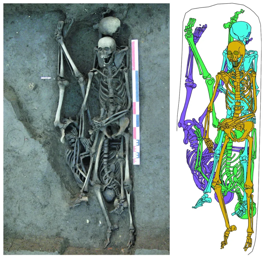 fouille dax sepulture quatre corps