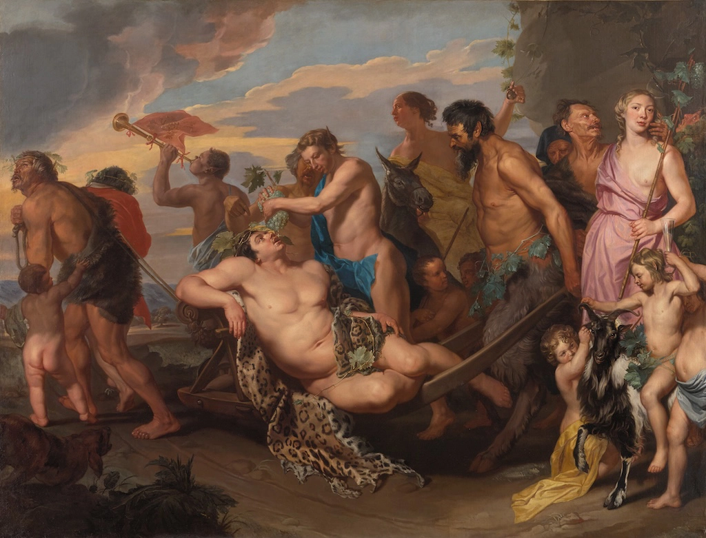Michaelina Wautier (vers 1614-1689), Le Triomphe de Bacchus, vers 1655-1659. Huile sur toile, 271,5 x 355,5 cm. Vienne, Kunsthistorisches Museum.