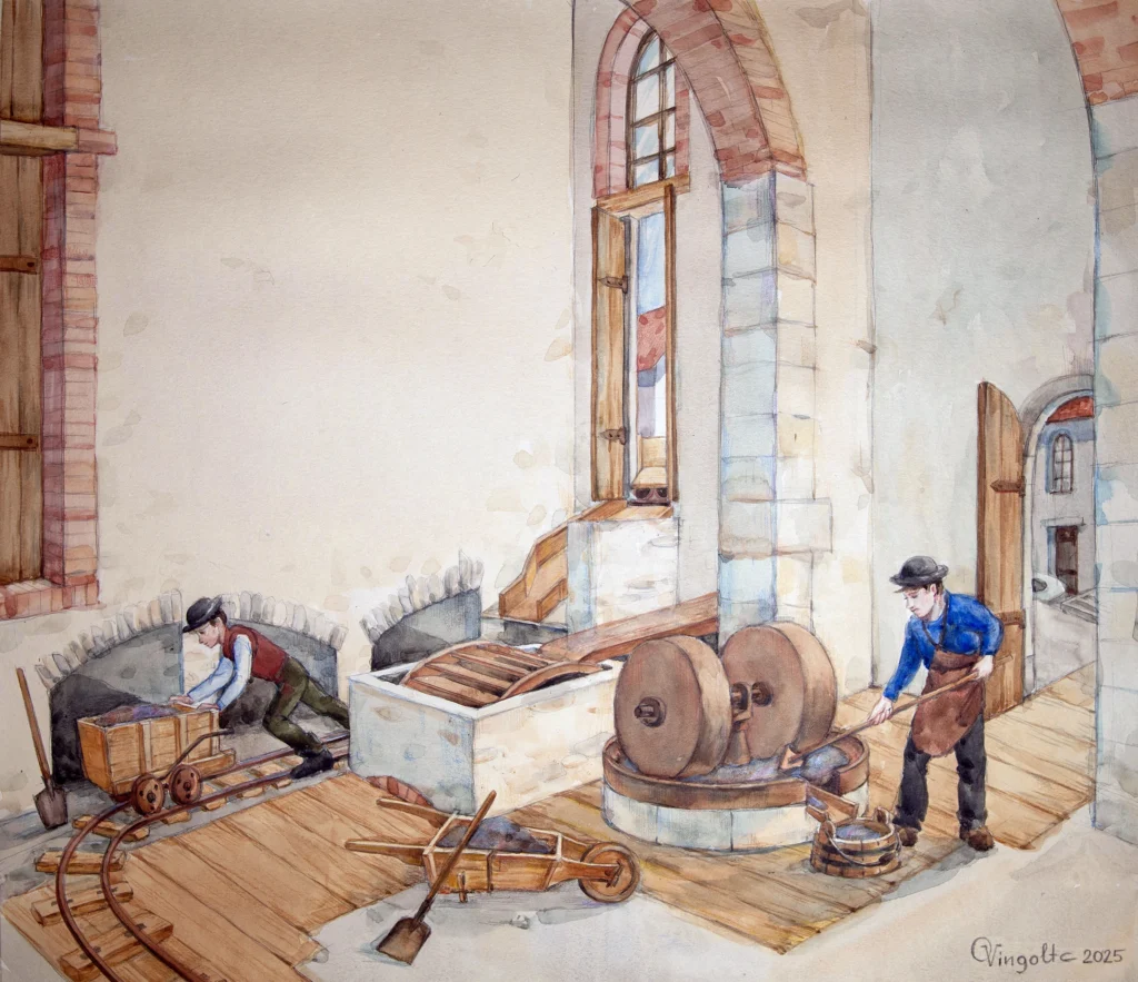 restitution moulin Bocard de Vialas