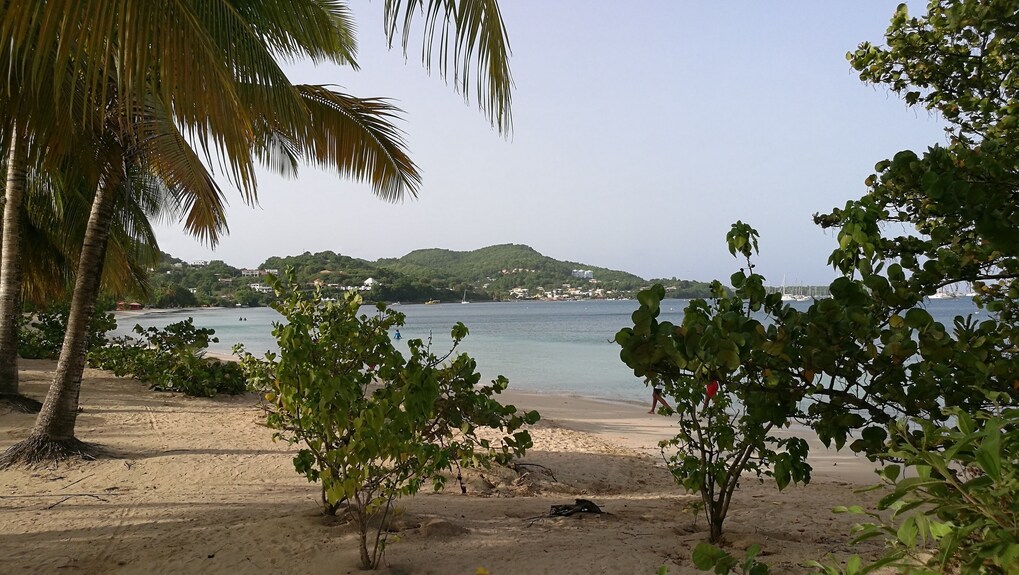 Vue de Sainte-Anne en Martinique
