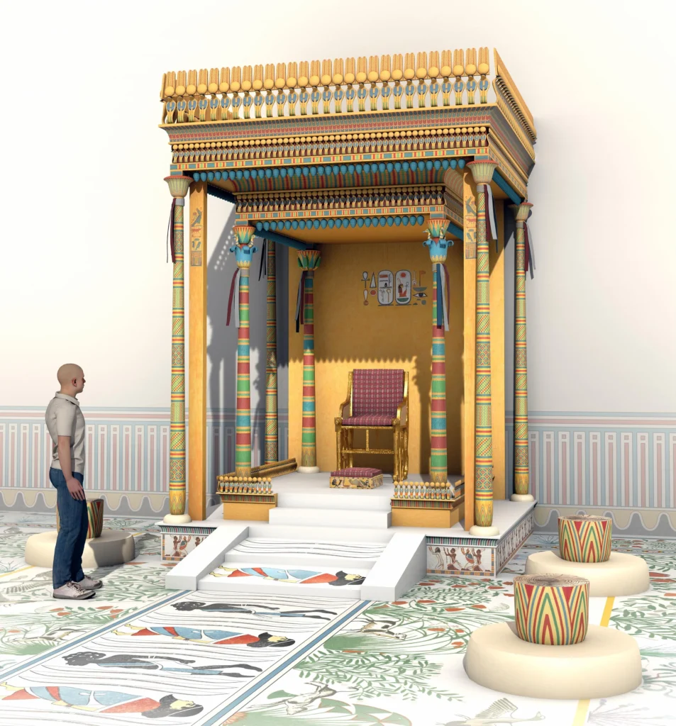 reconstitution baldaquin Amenhotep III