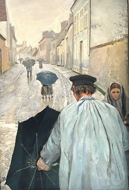Rue de village à Grez de Christian Krohg