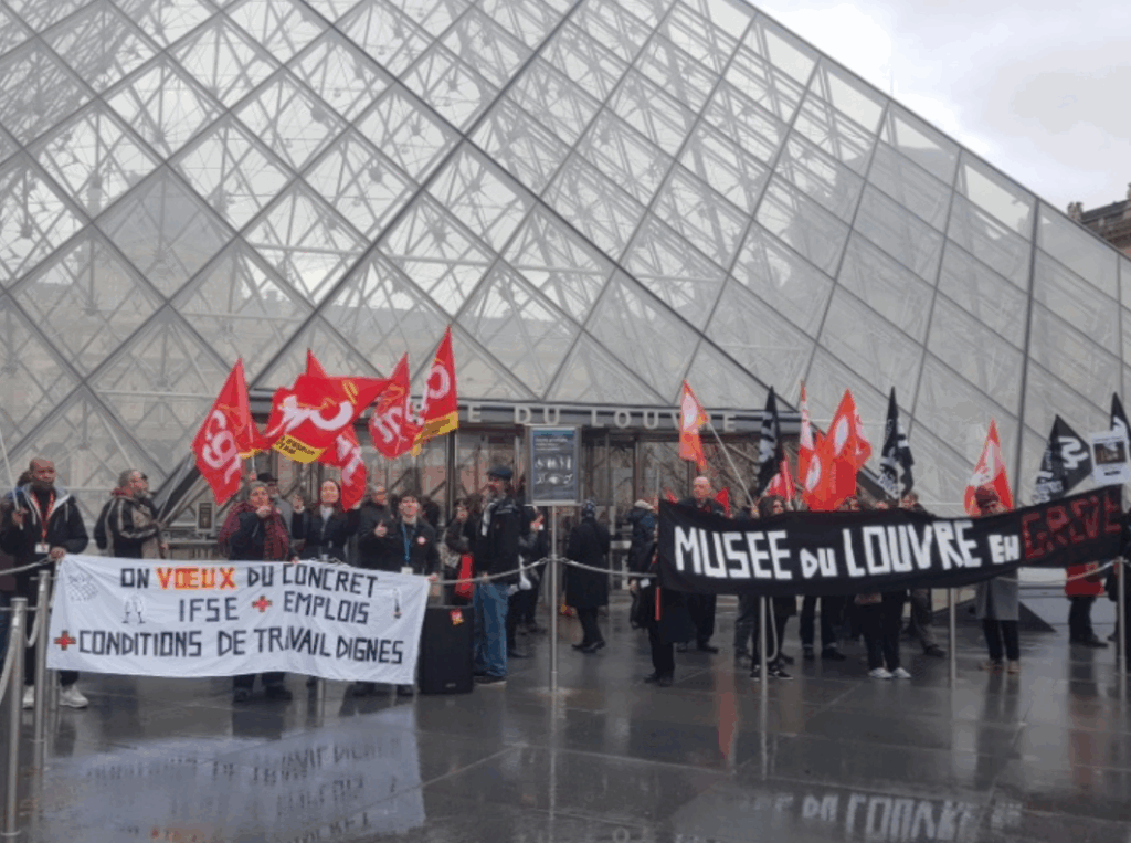 musée du Louvre grève 
