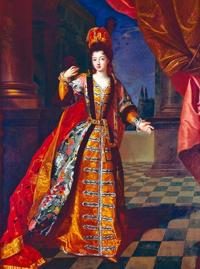 Attribué à Pierre Gobert Portrait de Marie-Christine de Noailles en robe de bal