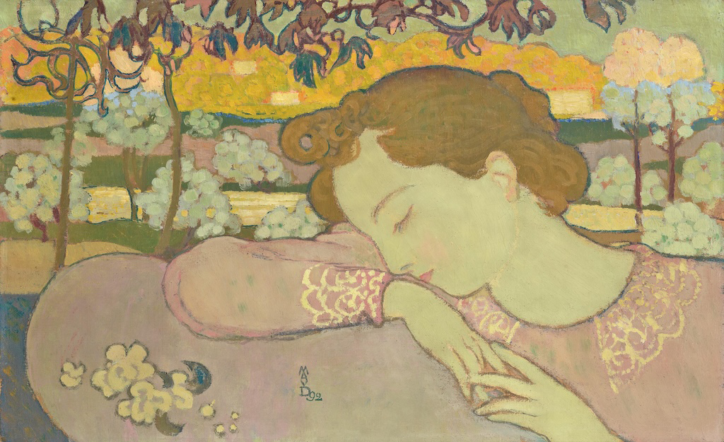 Maurice Denis Femme endormie crépuscule