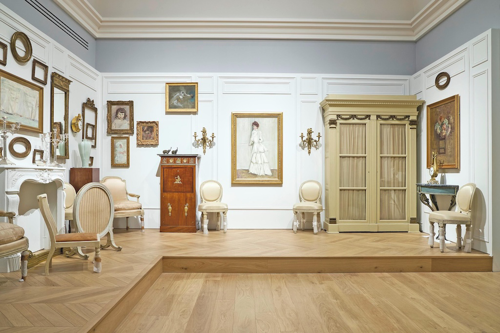 la salle consacrée à Paul Helleu au musée Bonnat-Helleu