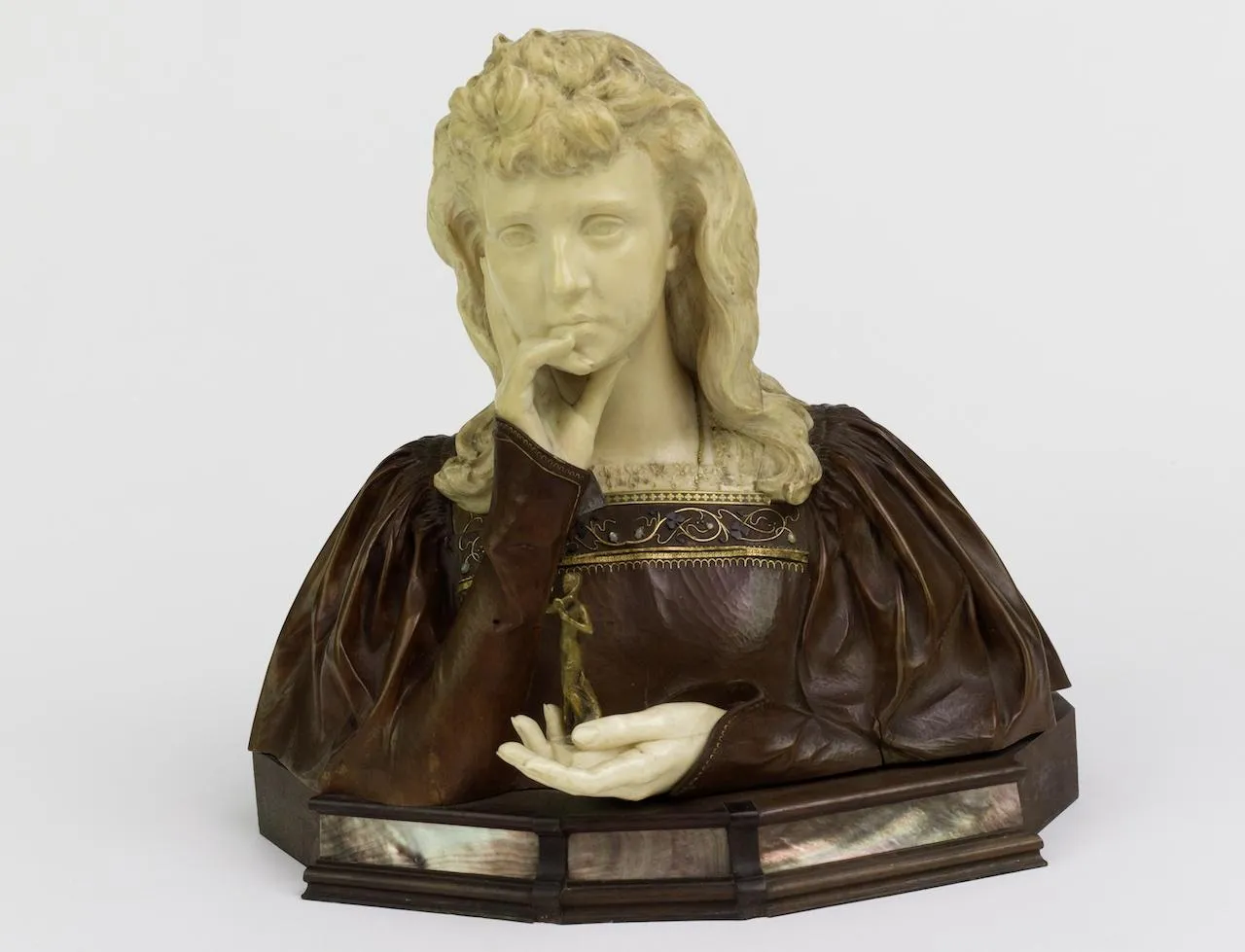 Jean Dampt Réflexion ou buste de la Comtesse de Béarn exposition Dijon