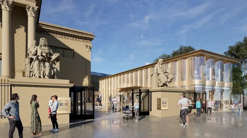 Projet pavillon d'accueil Assemblée nationale