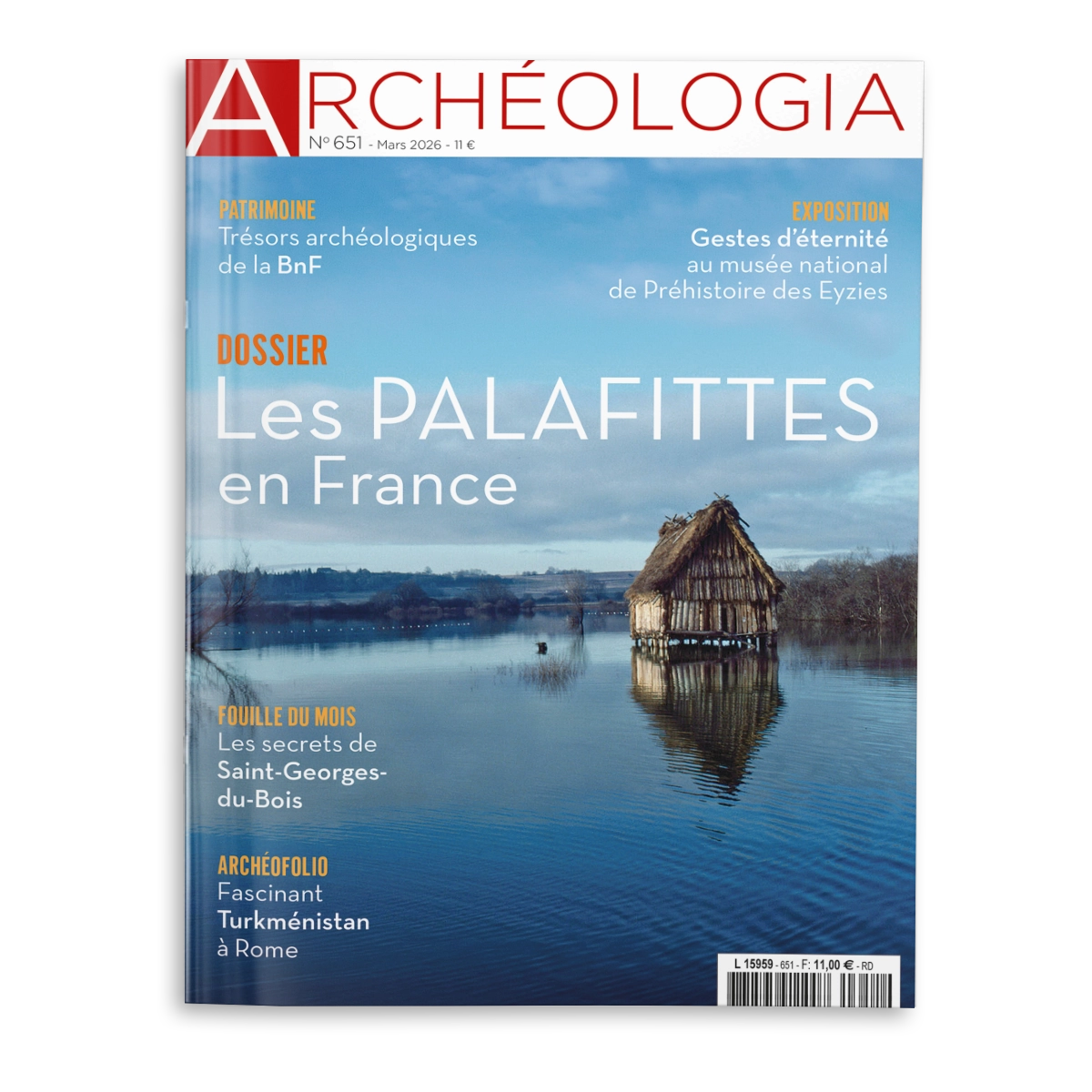 Archéologie n°651 - Les palafittes en France