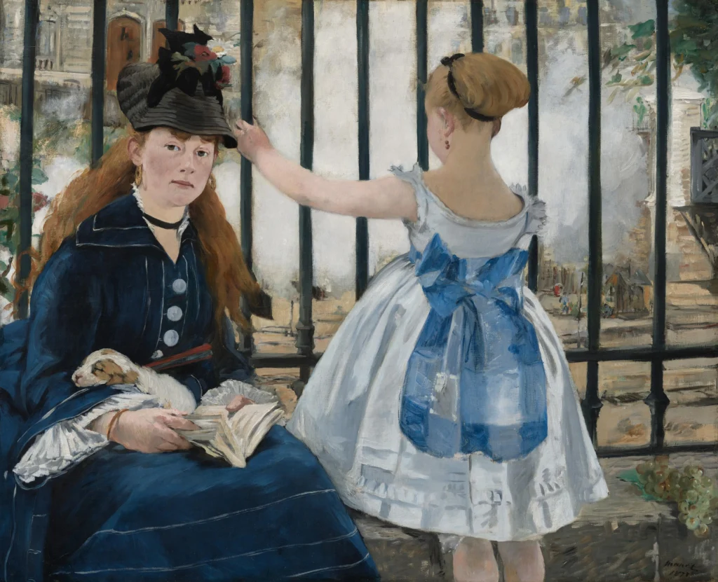 Édouard Manet, Le Chemin de fer, 1872-73, H:T, 93,3 x 111,5 cm, Washington, National Gallery of Art