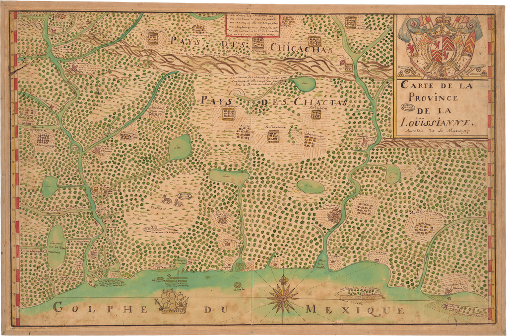 Jean-François-Benjamin Dumont de Montigny, Carte de la province de la Loüisianne autrefois dit le Missisipy