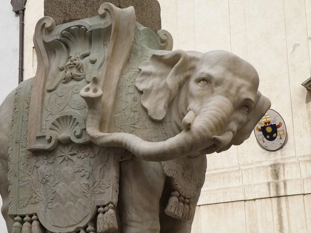 Elephant du Bernin Rome piazza della Minerva