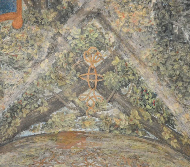 Sala delle Asse détail de la voûte